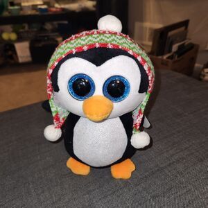 Ty Beanie Boos PENELOPE 6" Christmas holiday penguin NWT